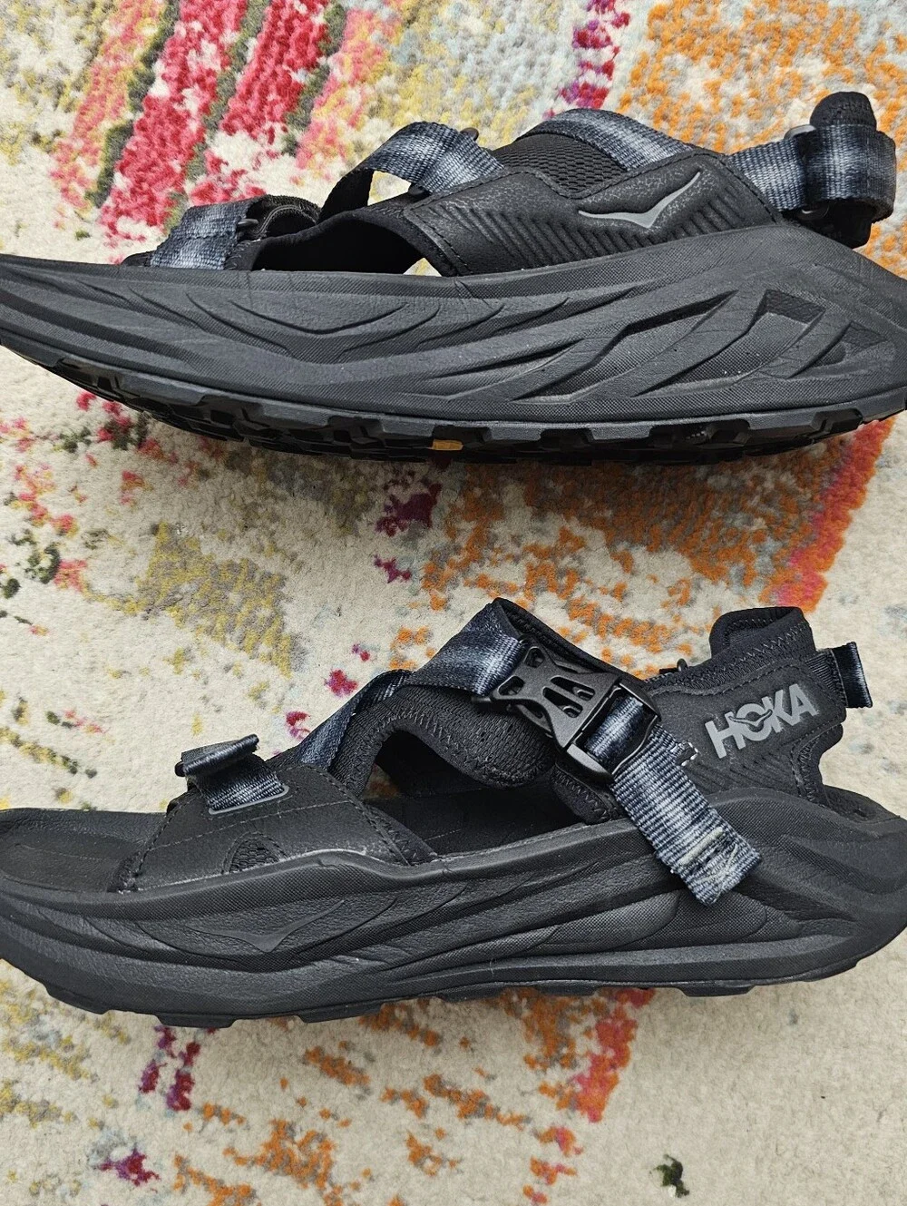 HOKA One One Infini Hike TC Hiking Strap Sandals Men's Size 12 Shoes